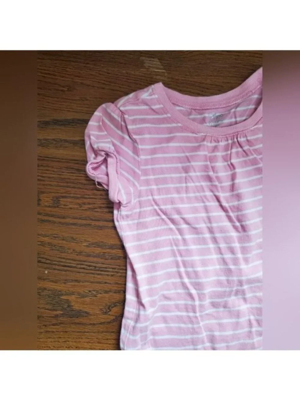 TCP (The Children's Place) Girls 4T pink striped outfit - Picture 3 of 8